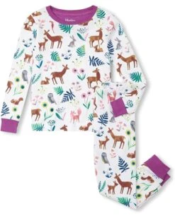 Hatley Kids Soft Forest Cotton Pajama Set (Toddler/Little Kid/Big Kid) | Sleepwear