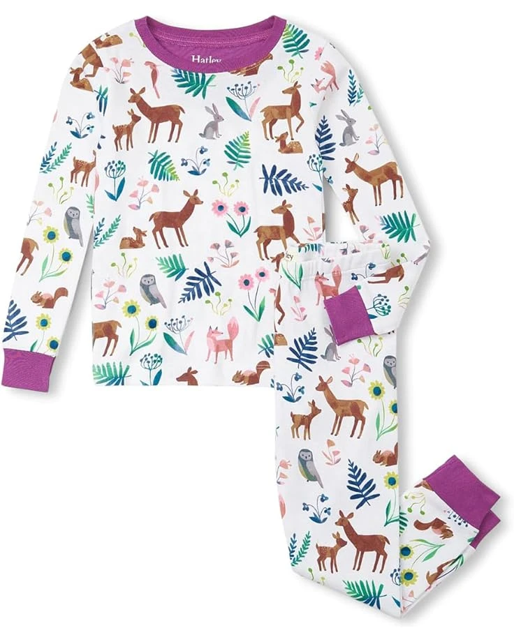 Hatley Kids Soft Forest Cotton Pajama Set (Toddler/Little Kid/Big Kid) | Sleepwear 3 Hatley Kids Soft Forest Cotton Pajama Set (Toddler/Little Kid/Big Kid) | Sleepwear