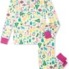 Hatley Kids Pink Falala Cotton Pajama Set (Toddler/Little Kid/Big Kid) | Sleepwear -Styleden Closet 61BrKAULbwL. AC SR736920