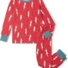 Hatley Kids Cool Bolts Stretch Cotton Pajama Set (Toddler/Little Kid/Big Kid) | Sleepwear -Styleden Closet 61FS9S0uhrL. AC SR736920