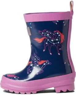 Hatley Kids Pegasus Constellations Shiny Rain Boots (Toddler/Little Kid/Big Kid) -Styleden Closet 61MQpbj0XL. AC SR736920
