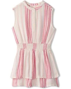 Hatley Kids Ribbon Stripe Smocked Waist Dress (Toddler/Little Kid/Big Kid) | Dresses