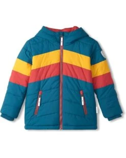Hatley Kids Aspen Colourblock Puffer Jacket (Toddler/Little Kid/Big Kid) | Coats & Outerwear
