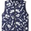 Hatley Kids Dino Fossils Reversible Quilted Vest (Toddler/Little Kid/Big Kid) | Coats & Outerwear -Styleden Closet 61iZ3twr cL. AC SR736920
