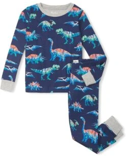 Hatley Kids Imagine Dinos Cotton Pajama Set (Toddler/Little Kid/Big Kid) | Sleepwear