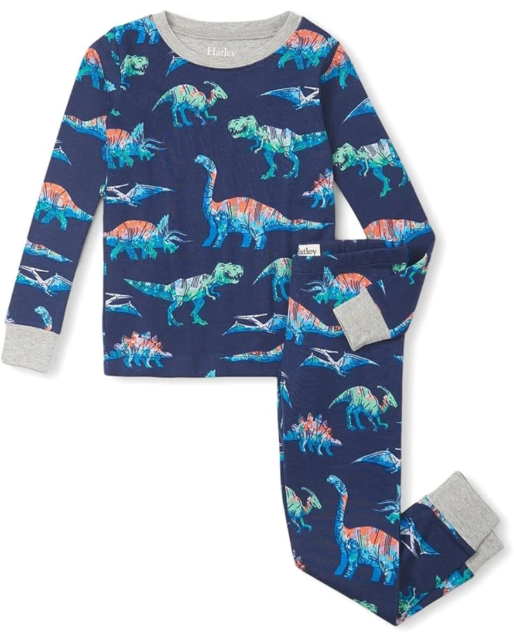 Hatley Kids Imagine Dinos Cotton Pajama Set (Toddler/Little Kid/Big Kid) | Sleepwear 3 Hatley Kids Imagine Dinos Cotton Pajama Set (Toddler/Little Kid/Big Kid) | Sleepwear