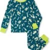 Hatley Kids Dino Fossils Stretch Cotton Pajama Set (Toddler/Little Kid/Big Kid) | Sleepwear -Styleden Closet 61tUqGyidiL. AC SR736920