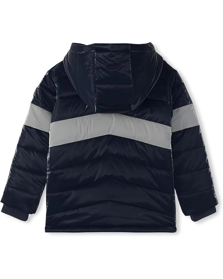 Hatley Kids Shark Skin Colourblock Puffer Jacket (Toddler/Little Kid/Big Kid) | Coats & Outerwear 4 Hatley Kids Shark Skin Colourblock Puffer Jacket (Toddler/Little Kid/Big Kid) | Coats & Outerwear - Image 2