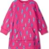 Hatley Kids Lightening Bolt Sweatshirt Dress (Toddler/Little Kid/Big Kid) | Dresses
