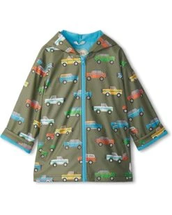 Hatley Kids Off Roading Zip Up Rain Jacket (Toddler/Little Kid/Big Kid) | Coats & Outerwear