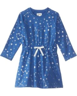 Hatley Kids Constellations Cinched Waist Terry Dress (Toddler/Little Kids/Big Kids) | Dresses