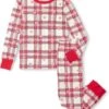 Hatley Kids Hearts Plaid Stretch Cotton Pajama Set (Toddler/Little Kid/Big Kid) | Sleepwear -Styleden Closet 71KKwS3MZqL. AC SR736920