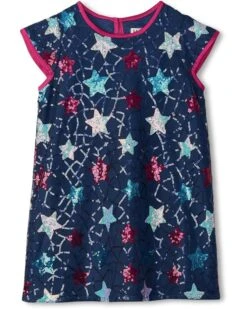 Hatley Kids Starry Sky Cap Sleeve Party Dress (Toddler/Little Kid/Big Kid) | Dresses