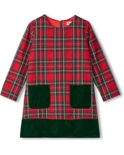 Hatley Kids Red Plaid A-Line Dress (Toddler/Little Kid/Big Kid) | Dresses