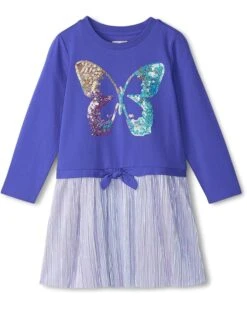 Hatley Kids Sequin Butterfly Novelty Skirt Dress (Toddler/Little Kid/Big Kid) | Dresses