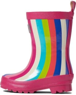 Hatley Kids Rainbow Stripes Shiny Rain Boots (Toddler/Little Kid/Big kid) -Styleden Closet 71tFn2s7UlL. AC SR736920