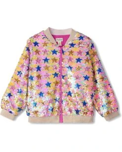 Hatley Kids Star Party Sequined Bomber Jacket (Toddler/Little Kid/Big Kid) | Coats & Outerwear