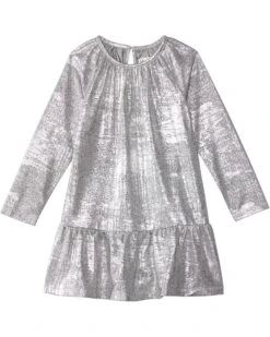 Hatley Kids Silver Shimmer Aline Dress (Toddler/Little Kids/Big Kids) | Dresses