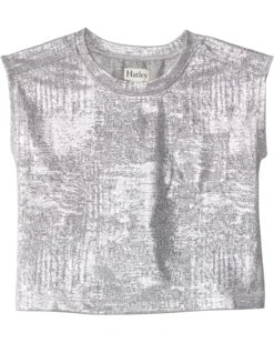 Hatley Kids Silver Shimmer Relaxed Tee (Toddler/Little Kids/Big Kids) | Shirts & Tops
